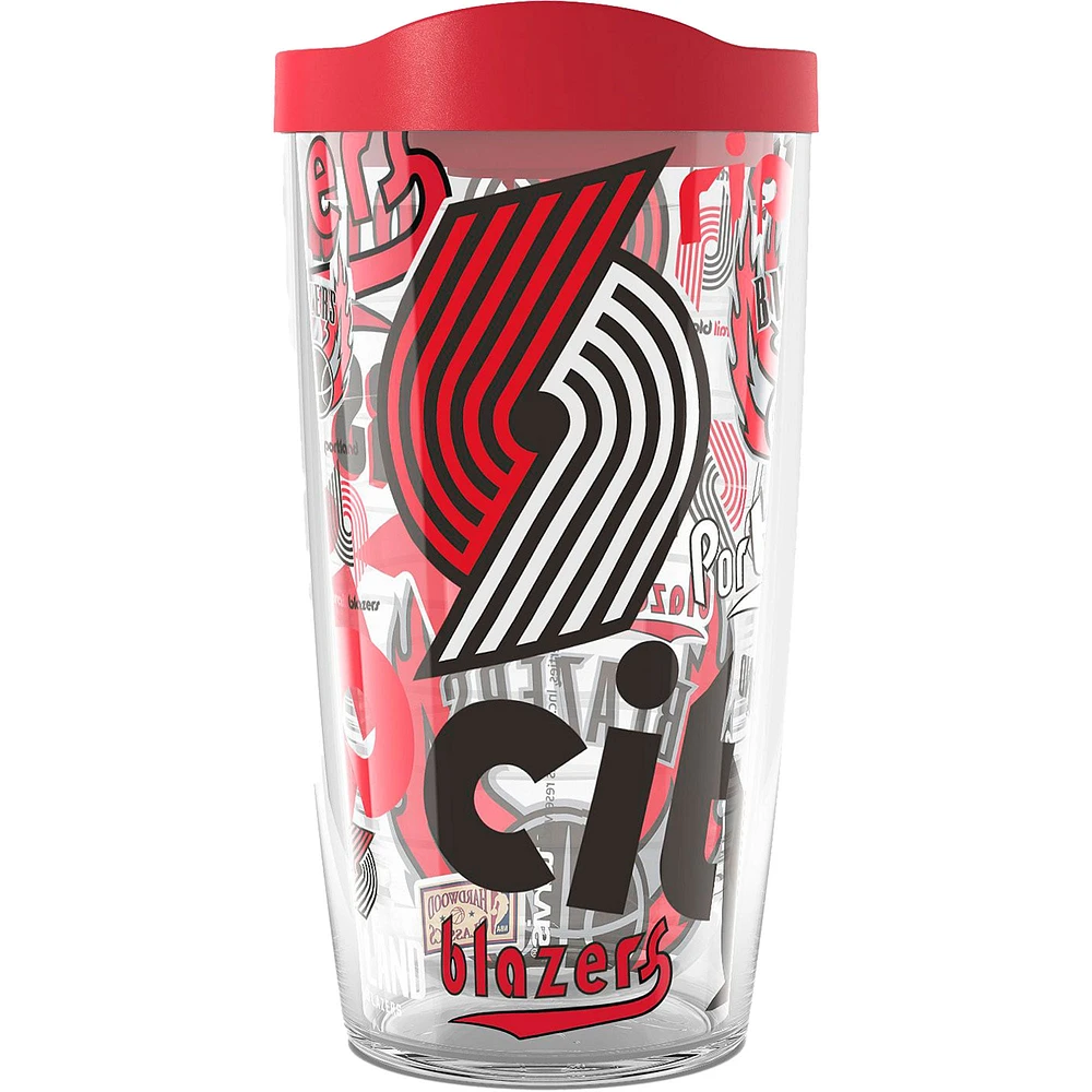 Tervis Portland Trail Blazers 16oz. Allover Classic Tumbler