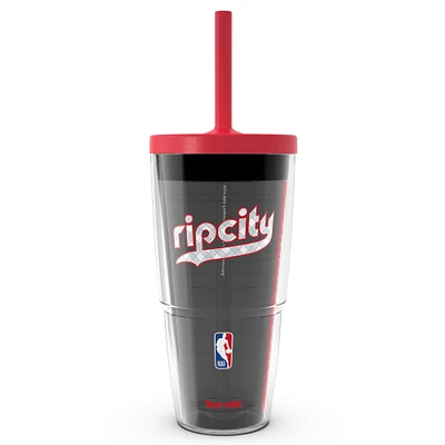 Gobelet classique Tervis Portland Trail Blazers 2024/25 City Edition 24 oz avec paille