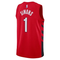 Unisexe Jordan Brand Anfernee Simons Rouge 2022/23 Portland Trail Blazers Swingman Jersey - Statement Edition