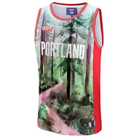 Maillot unisexe NBA & KidSuper Studios by Fanatics vert Portland Trail Blazers ville natale