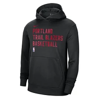 Unisex Nike Portland Trail Blazers 2023/24 Performance Spotlight On-Court Practice Pullover Hoodie