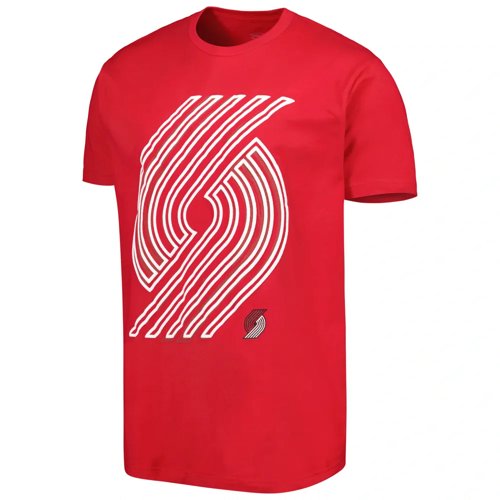 T-shirt unisexe Stadium Essentials rouge Portland Trail Blazers Element Logo Pop