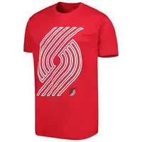 T-shirt unisexe Stadium Essentials rouge Portland Trail Blazers Element Logo Pop