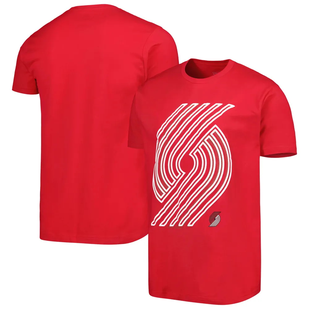 T-shirt unisexe Stadium Essentials rouge Portland Trail Blazers Element Logo Pop