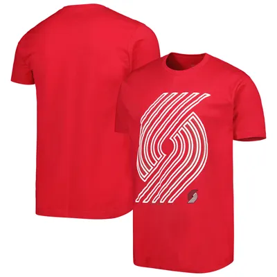 Unisex Stadium Essentials Red Portland Trail Blazers Element Logo Pop T-Shirt