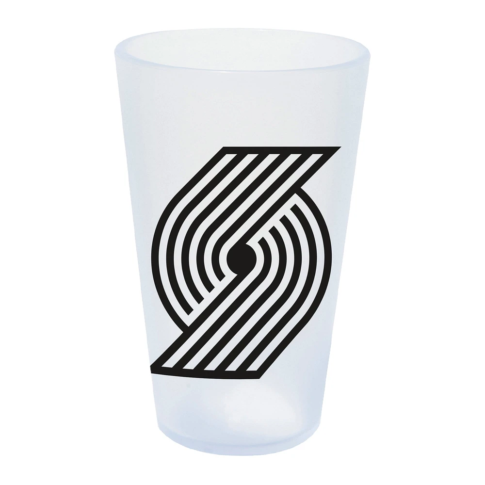 WinCraft Portland Trail Blazers 16oz. Icicle Silicone Pint Glass