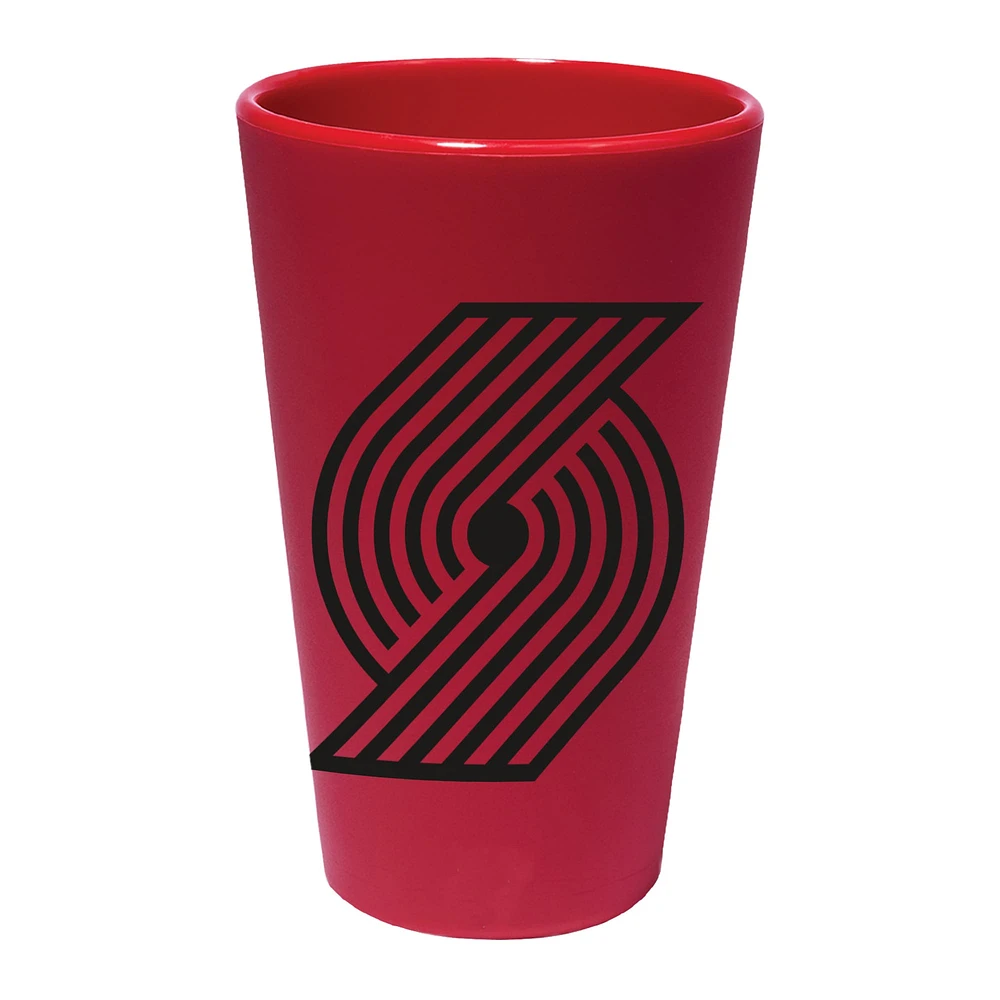 WinCraft Portland Trail Blazers 16oz. Verre à pinte en silicone couleur équipe