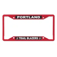 Cadre de plaque d'immatriculation couleur chrome WinCraft Portland Trail Blazers