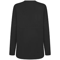 Women's Levelwear  Black Portland Trail Blazers Mother's Day Beaudry Arched Pullover Sweatshirt
