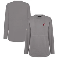 Women's Levelwear Gray Portland Trail Blazers Beaudry Pullover Sweatshirt
