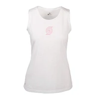 Women's Levelwear  White Portland Trail Blazers Mother's Day Macy Core Logo Tank Top