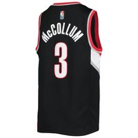 Youth Nike C.J. McCollum Black Portland Trail Blazers 2021/22 Diamond Swingman Jersey - Icon Edition