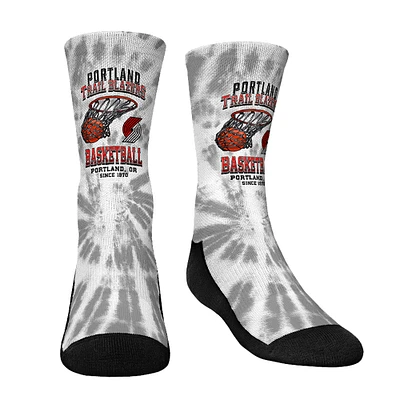 Youth Rock Em Socks  Portland Trail Blazers Vintage Hoop Crew Socks