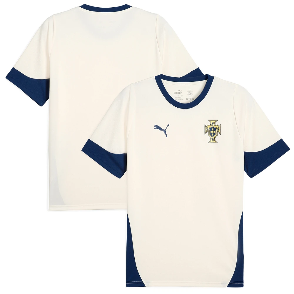 Men's Puma Cream Portugal National Team 2025 Training Jersey