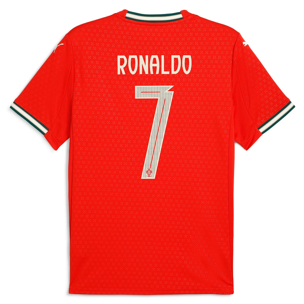 Men's Puma Cristiano Ronaldo Red Portugal National Team 2025 Home Replica Jersey