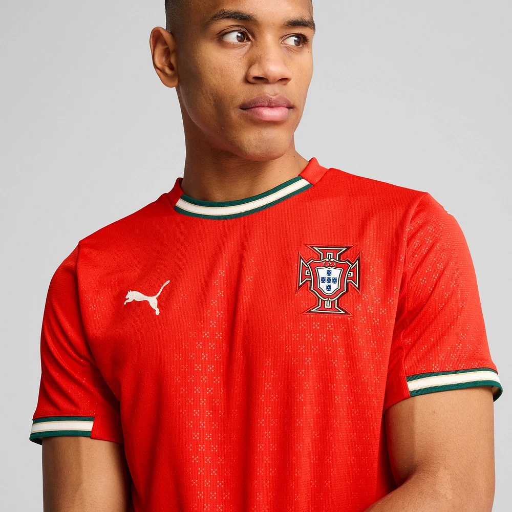 Men's Puma Cristiano Ronaldo Red Portugal National Team 2025 Home Replica Jersey