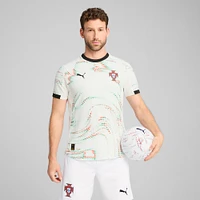 Maillot authentique extérieur Puma Cristiano Ronaldo blanc de l'équipe nationale du Portugal 2024/25 pour homme