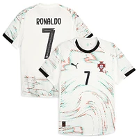 Men's Puma Cristiano Ronaldo White Portugal National Team 2025 Away Authentic Jersey