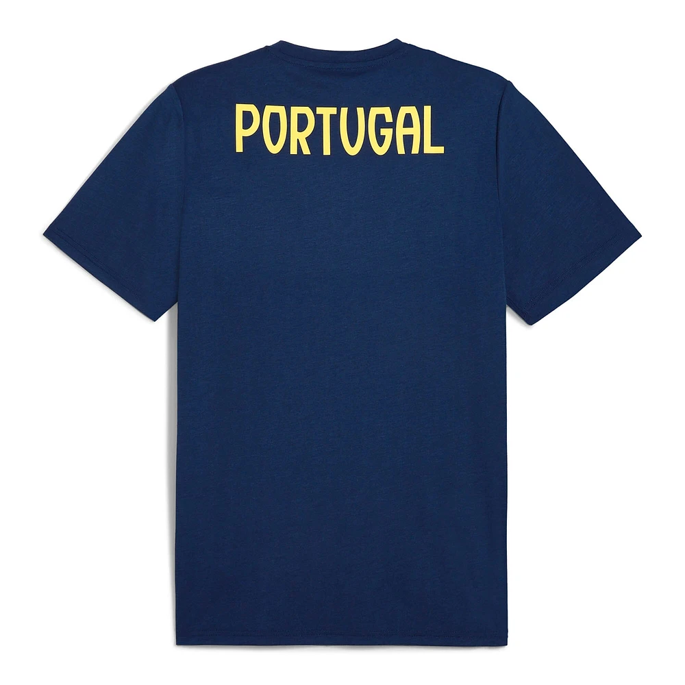 Men's Puma Navy Portugal National Team Casuals T-Shirt