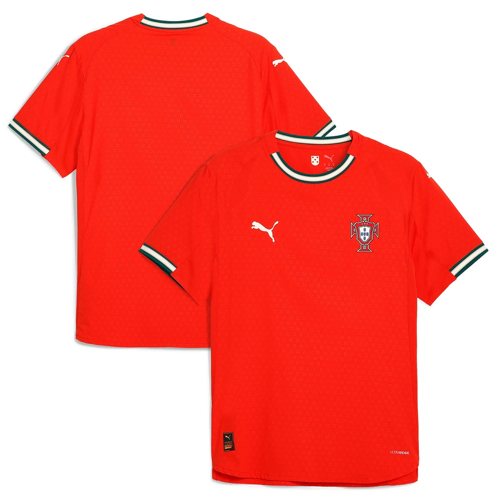 Men's Puma  Red Portugal National Team 2025 Home Authentic Jersey