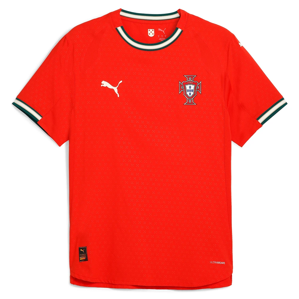 Maillot authentique à domicile Puma Red Portugal 2024/25 pour homme