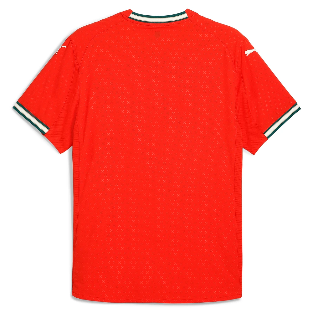 Maillot authentique à domicile Puma Red Portugal 2024/25 pour homme