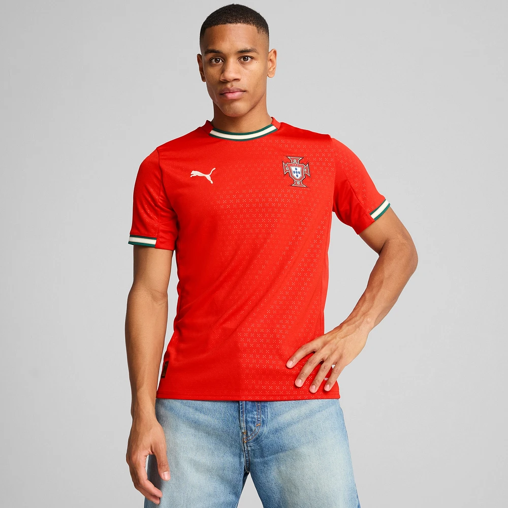 Men's Puma  Red Portugal National Team 2025 Home Replica Jersey