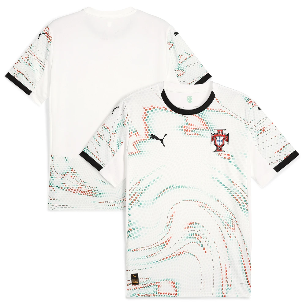 Men's Puma  White Portugal National Team 2025 Away Replica Jersey