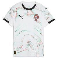 Maillot réplique extérieur blanc Puma de l'équipe nationale du Portugal 2025 pour femme