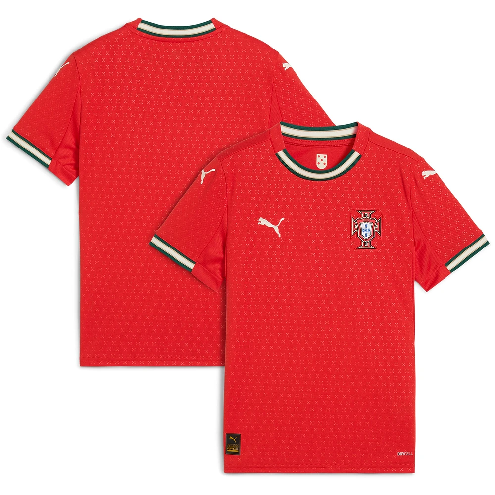 Youth Puma Red Portugal National Team 2025 Home Replica Jersey