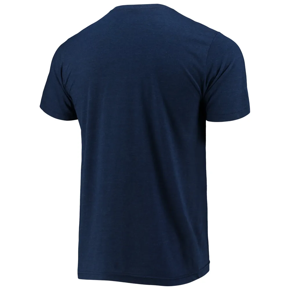 T-shirt Tri-Blend Homme Homage Navy Power Logo