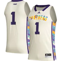 Men's adidas #1 Khaki Prairie View A&M Panthers Honoring Black Excellence Basketball Jersey