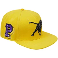 Casquette Snapback Pro Standard Gold Prairie View A&M Panthers pour homme avec logo de mascotte