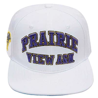 Men's Pro Standard White Prairie View A&M Panthers Wool Snapback Hat