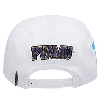 Men's Pro Standard White Prairie View A&M Panthers Wool Snapback Hat