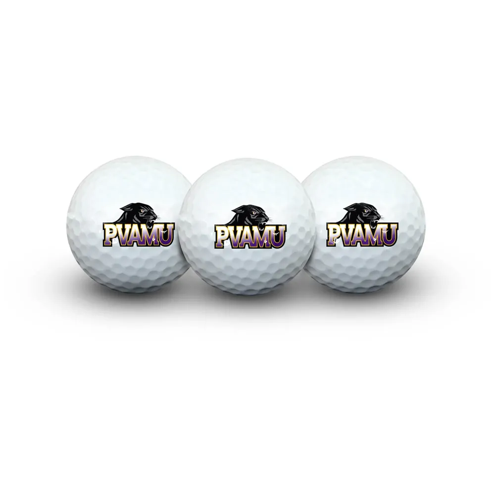 Ensemble de trois balles de golf WinCraft Prairie View A&M Panthers