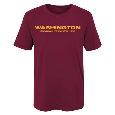 Washington Football Team Preschool Logo T-Shirt - Burgundy