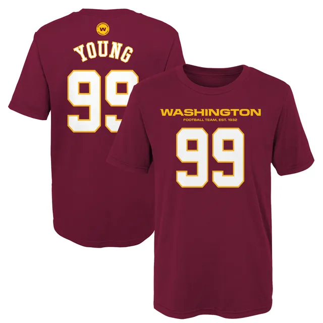 Chase Young Washington Commanders Toddler Mainliner Player Name & Number T- Shirt - Burgundy