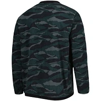 Men's adidas Green/Black Presidents Cup TXT Crew Pullover Sweatshirt