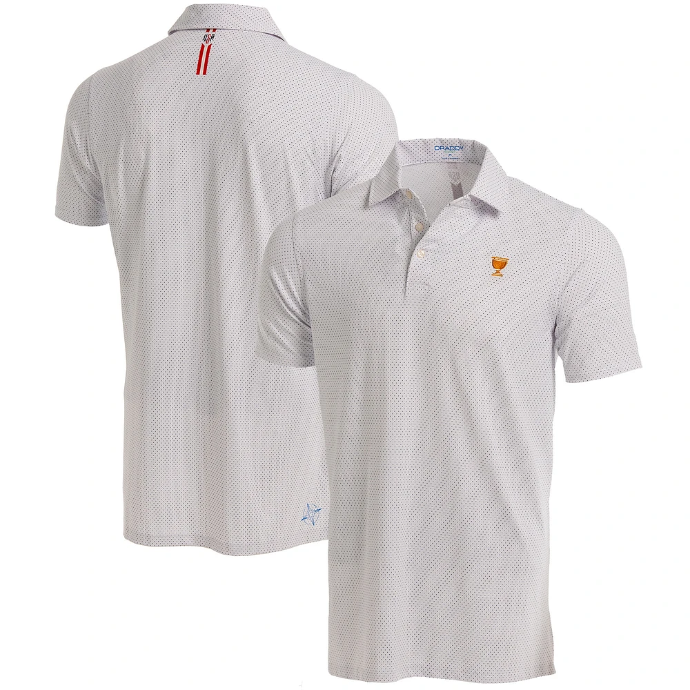 Men's B. Draddy White 2024 Presidents Cup Team USA Captain Cool Polo