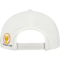 Men's Barstool Golf  Cream Presidents Cup Corduroy Coachella Snapback Hat