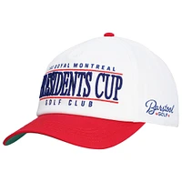 Casquette ajustable Roscoe blanche Barstool Golf x Presidents Cup 2024 pour homme