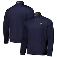 Veste Performance à fermeture éclair quart de tour Barstool Golf x Presidents Cup pour homme, bleu marine