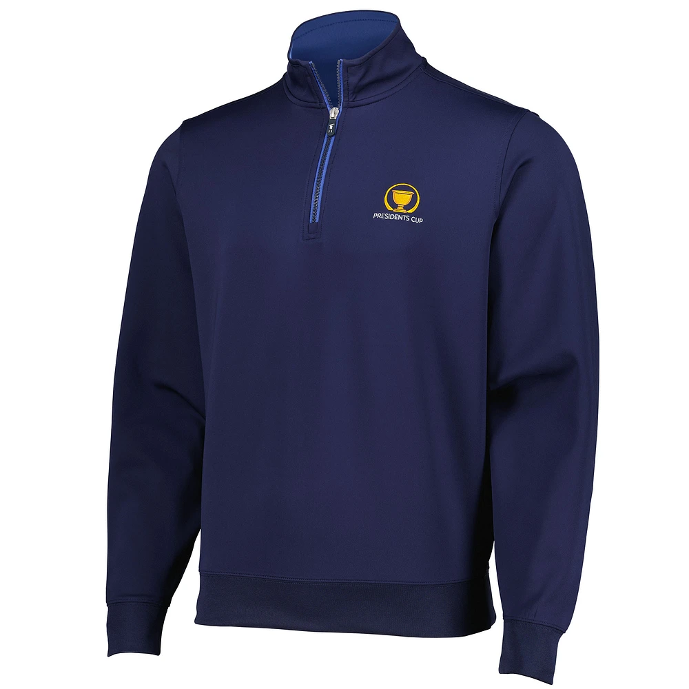 Men's Fairway & Greene  Navy Presidents Cup Quarter-Zip Pullover Jacket