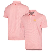 Men's FootJoy Coral Presidents Cup ProDry Micro Feeder Stripe Lisle Self Collar Polo