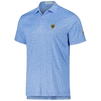 Polo Peter Millar pour hommes, bleu clair, Coupe des Présidents, poids plume, Royal Flush, équipe internationale