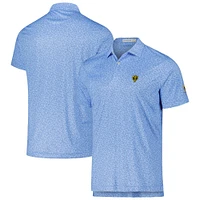 Polo Peter Millar pour hommes, bleu clair, Coupe des Présidents, poids plume, Royal Flush, équipe internationale