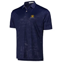 Polo camouflage poids plume Peter Millar Navy Presidents Cup pour hommes