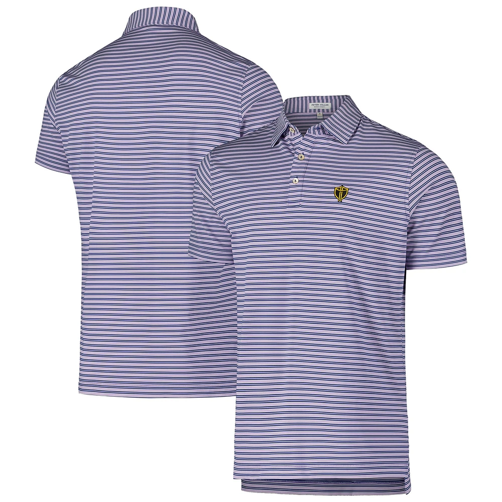 Men's Peter Millar Navy Presidents Cup International Team Hamden Performance Jersey Polo