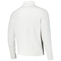 Men's Peter Millar White Presidents Cup Perth Performance Quarter-Zip Top